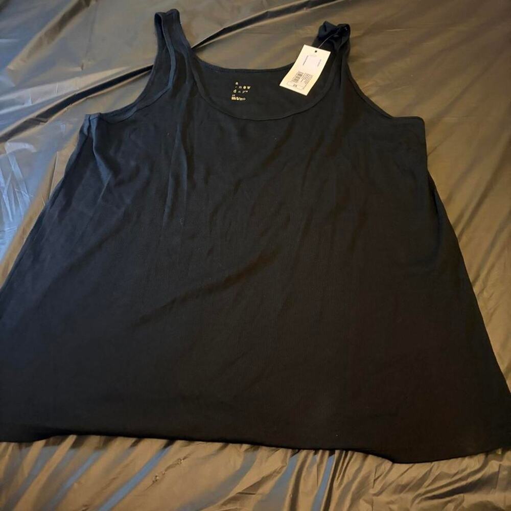 Women's Plus Size 2X Slim Fit Layered Tank Top